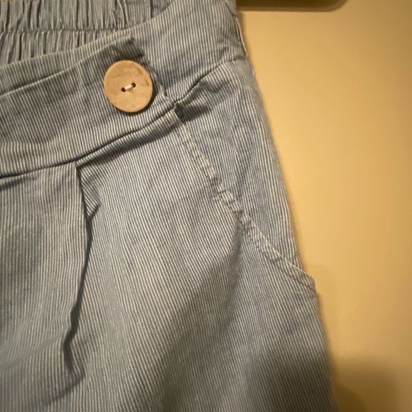 Final Touch made in USA summer stripe cropped pants - size L - Picture 2 of 5